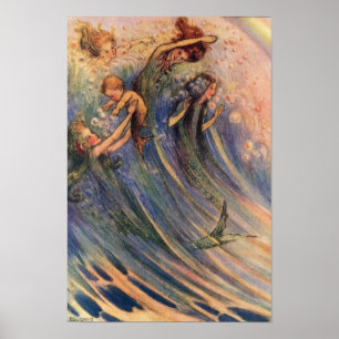 Mermaids and Babies Poster