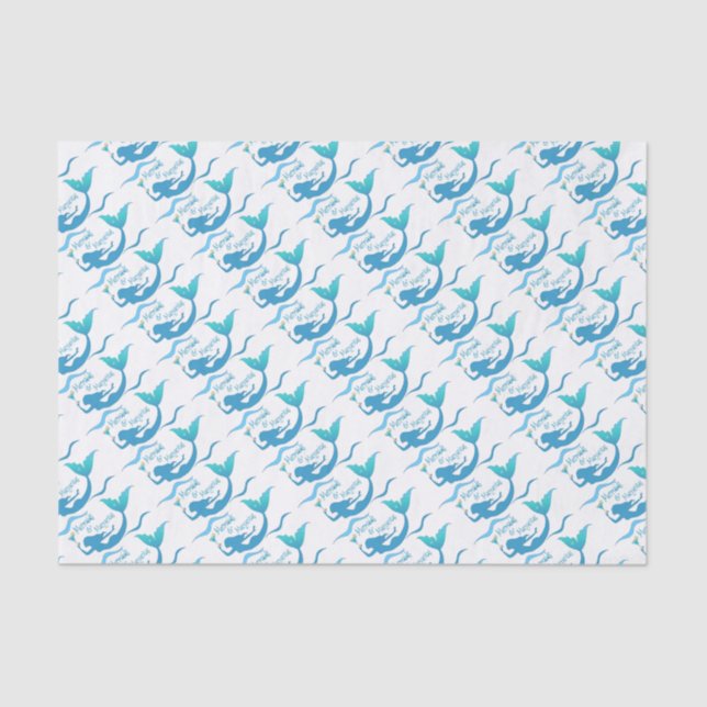 Mermaids and Margarita Wrapping Supplies Tissue Paper (Front)