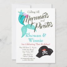 Mermaids and Pirates Birthday