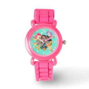 Mermaids Aqua Photo Watch