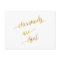 Mermaids Are Real Quote Gold Faux Foil White