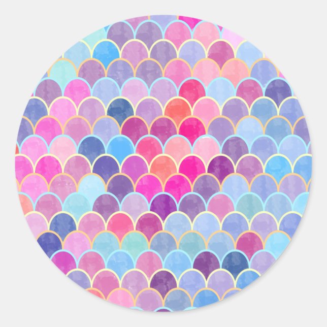 Mermaids Classic Round Sticker (Front)