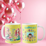 Mermaids Custom Photo Mug Kids Birthday Favour<br><div class="desc">"Celebrate your child’s special day with a touch of enchantment using this Custom Photo Mermaids Theme Coffee Mug! Adorned with delightful mermaid illustrations, shimmering seashells, and playful ocean waves, this personalised mug lets you add your child's photo for a unique, memorable keepsake. Perfect for serving warm beverages at the party...</div>