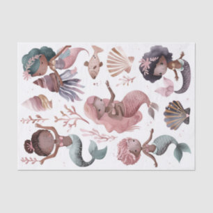 Mermaids Decoupage Tissue Paper