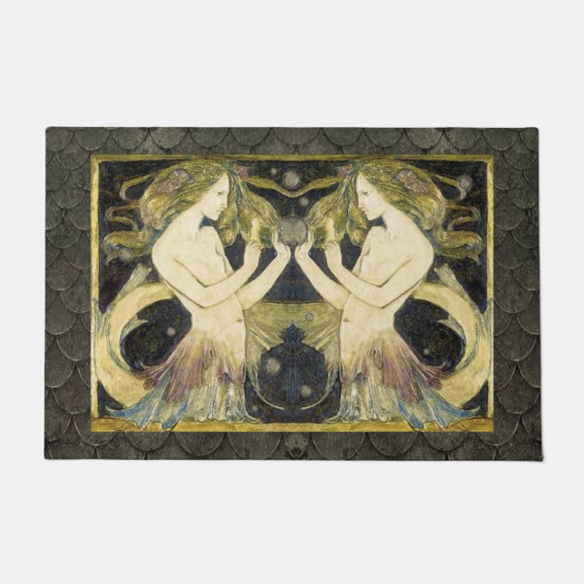 Mermaids Door Mat (Front)