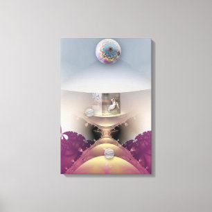 Mermaid's Dream, Fantasy digital art Canvas print