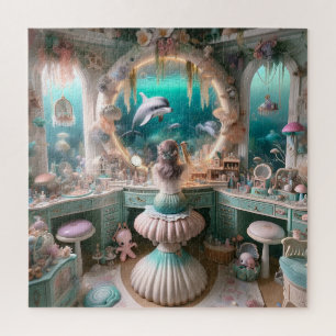 Mermaid's Dream Vanity Enchanted Ocean Jigsaw Puzzle