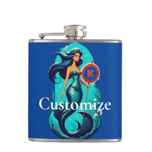 Mermaids For Kamala 2024 Thunder_Cove Hip Flask