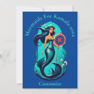 Mermaids For Kamala 2024 Thunder_Cove Invitation