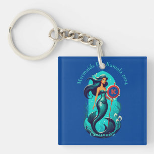 Mermaids For Kamala 2024 Thunder_Cove Key Ring