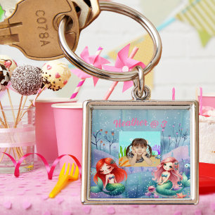 Mermaids Keychain Kids Birthday Party Favour