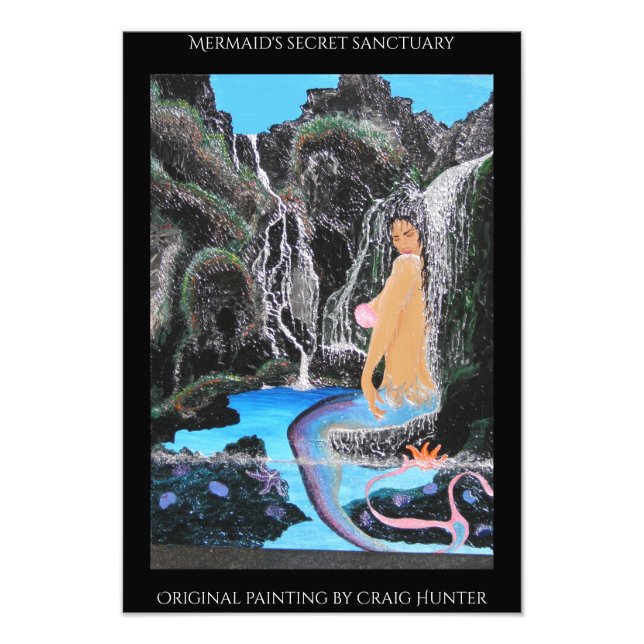 Mermaid's lagoon photo print (Front)