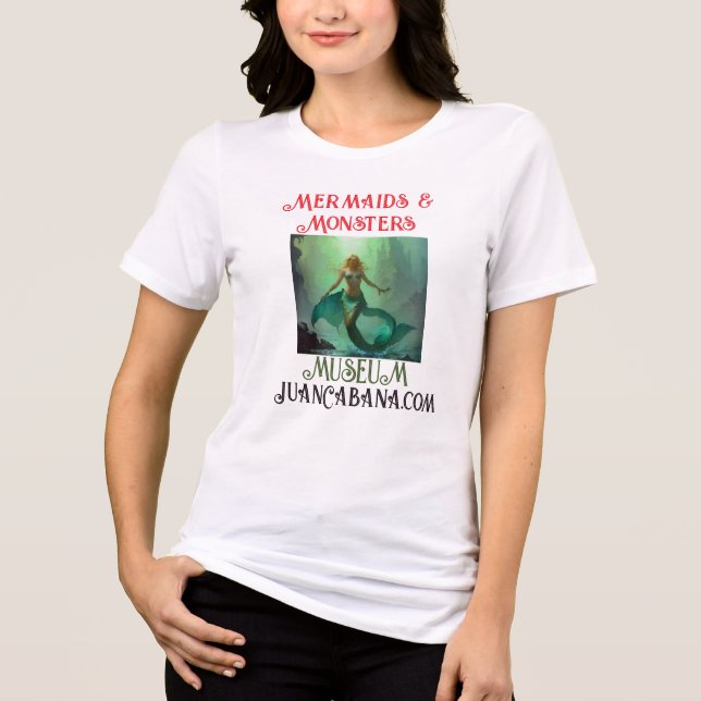 Mermaids & Monsters MUSEUM  Tri-Blend Shirt (Front)