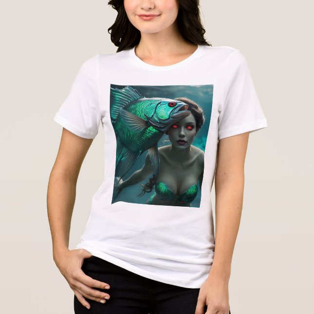 Mermaids & Monsters  Tri-Blend Shirt (Front)