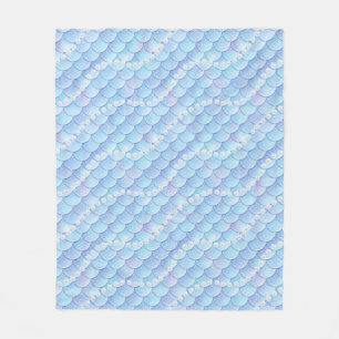 Mermaids & Pearls Pattern Fleece Blanket