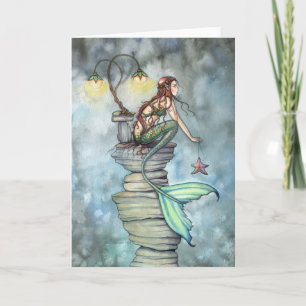 Mermaid's Perch Greeting Card by Molly Harrison