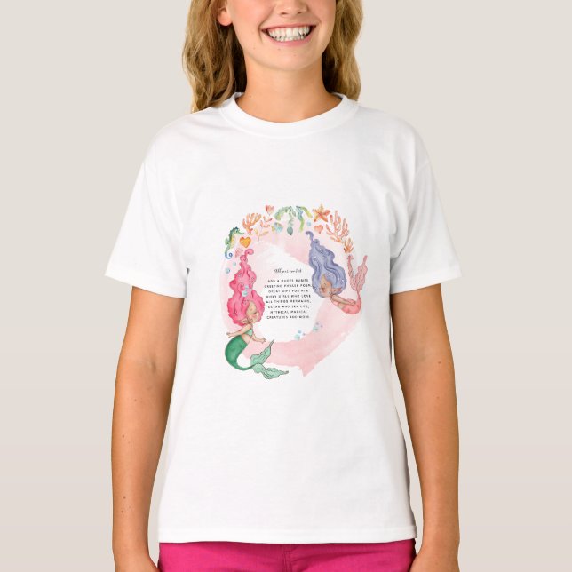 MERMAIDS Personalised T-Shirt (Front)