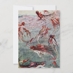 Mermaids Playing in the Sea