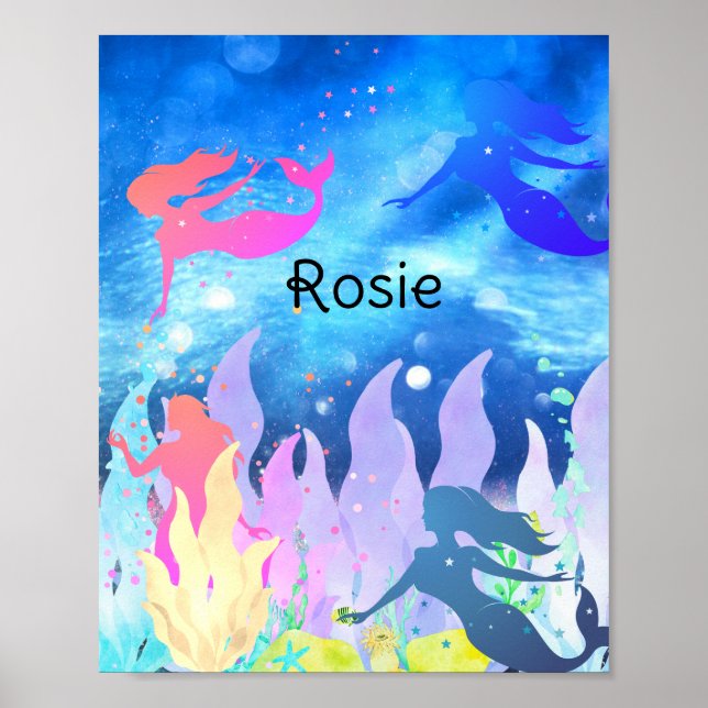 Mermaid's playing poster (Front)