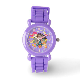 Mermaids Purple Photo Watch