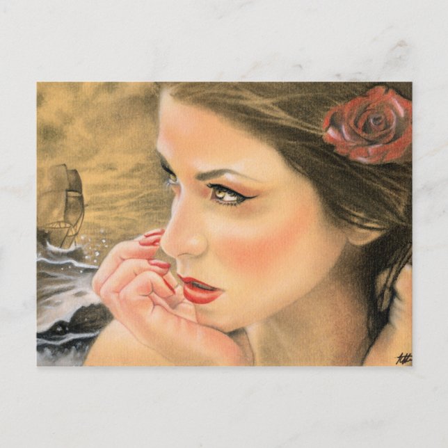 Mermaid's Ship Postcard (Front)