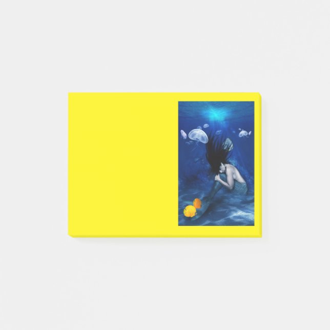 Mermaid's Slumber Post-it Notes (Front)