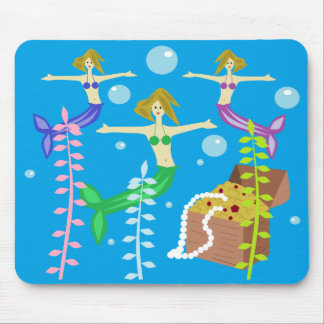 Mermaids' Treasure Mouse Mat