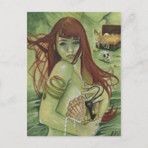 Mermaid's Treasure Postcard