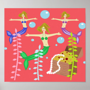 Mermaids' Treasure Poster