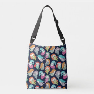 Mermaids: whimsical seamless pattern. crossbody bag