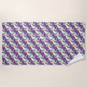 Mermaids with Dreadlocks Thunder_Cove Beach Towel