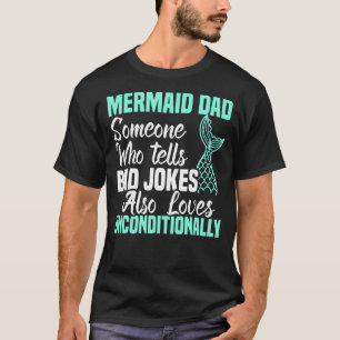 Merman Mermaid Dad Aquatic Creature T-Shirt