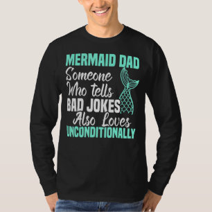 Merman Mermaid Dad Aquatic Creature T-Shirt
