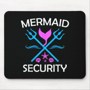 Merman Mermaid Security Mouse Mat