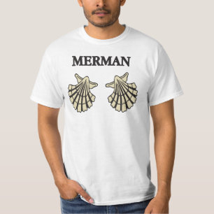 Merman - Scallop Shell Bra For Men T Shirt