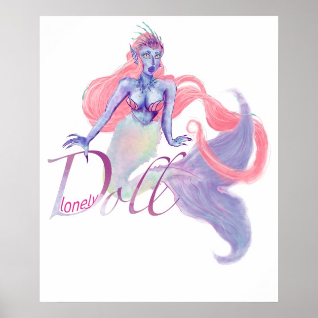 MerMay Patel Mermaid Poster (Front)