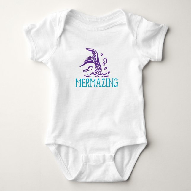 Mermazing Baby Bodysuit (Front)