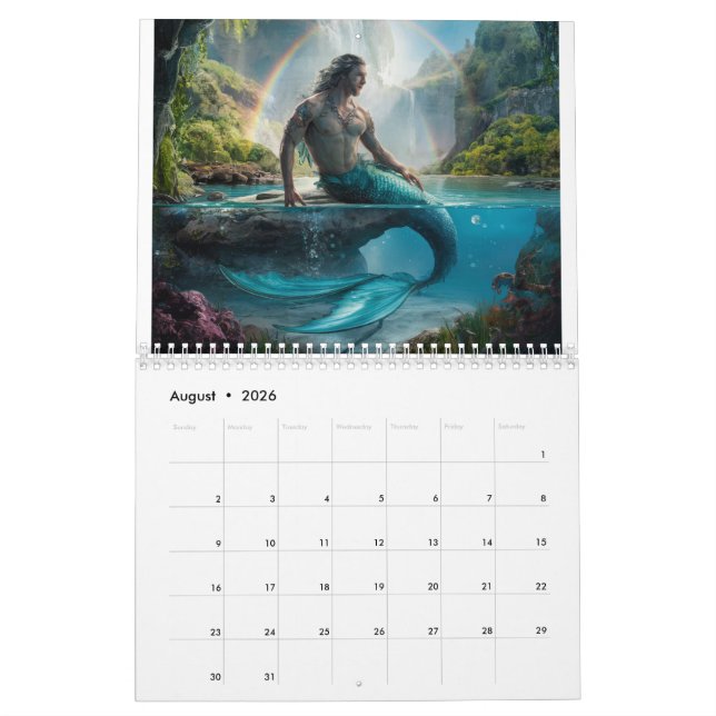 Mermen Calendar (Aug 2026)