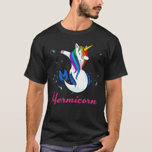 Mermicorn Unicorn For Women Girls Unique Mermaid T-Shirt