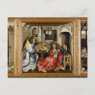 Merode Alterpiece by Robert Campin Postcard