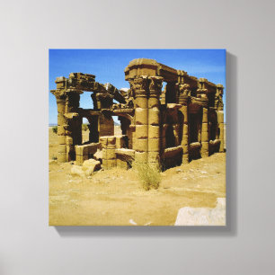 Meroitic kiosk canvas print