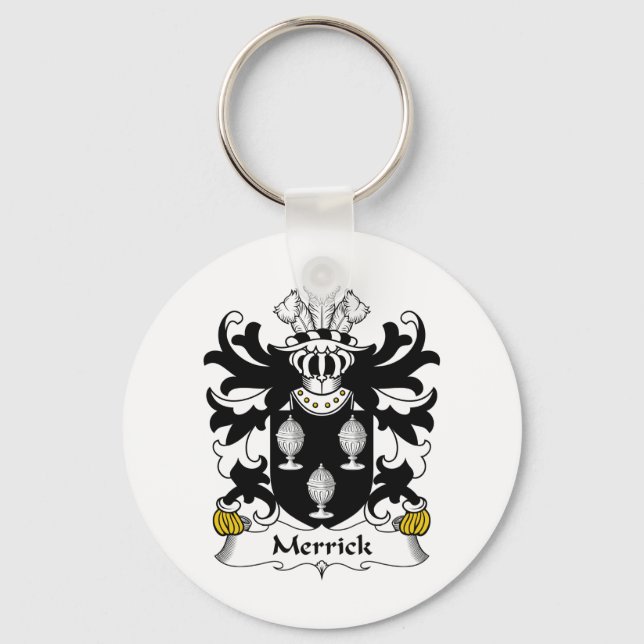 Merrick Family Crest Key Ring (Front)
