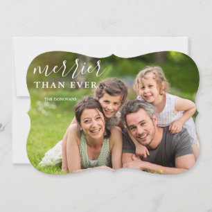 Merrier than ever Christmas Holiday Card