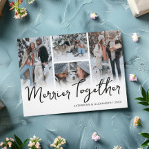 Merrier Together Photo Collage Christmas