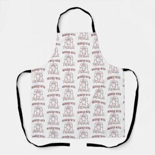 Merrier with Mimosas Christmas Prosecco Wine Party Apron
