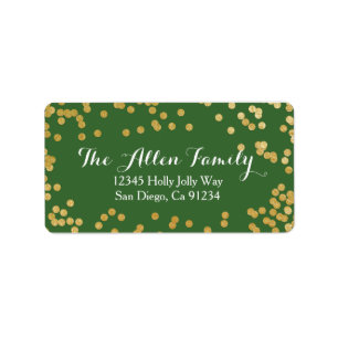 Merriest Christmas Address label