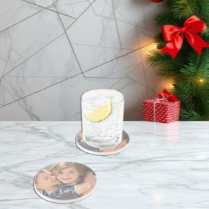 Merriest Christmas Family Joy Christmas Coaster
