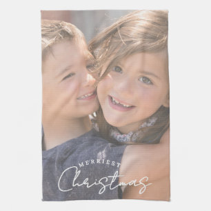 Merriest Christmas Family Joy Christmas Tea Towel