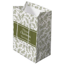 Merriest Christmas Festive Cypress Pattern Holiday