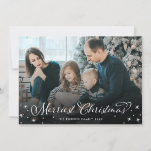 Merriest Christmas Full Bleed Photo Card
